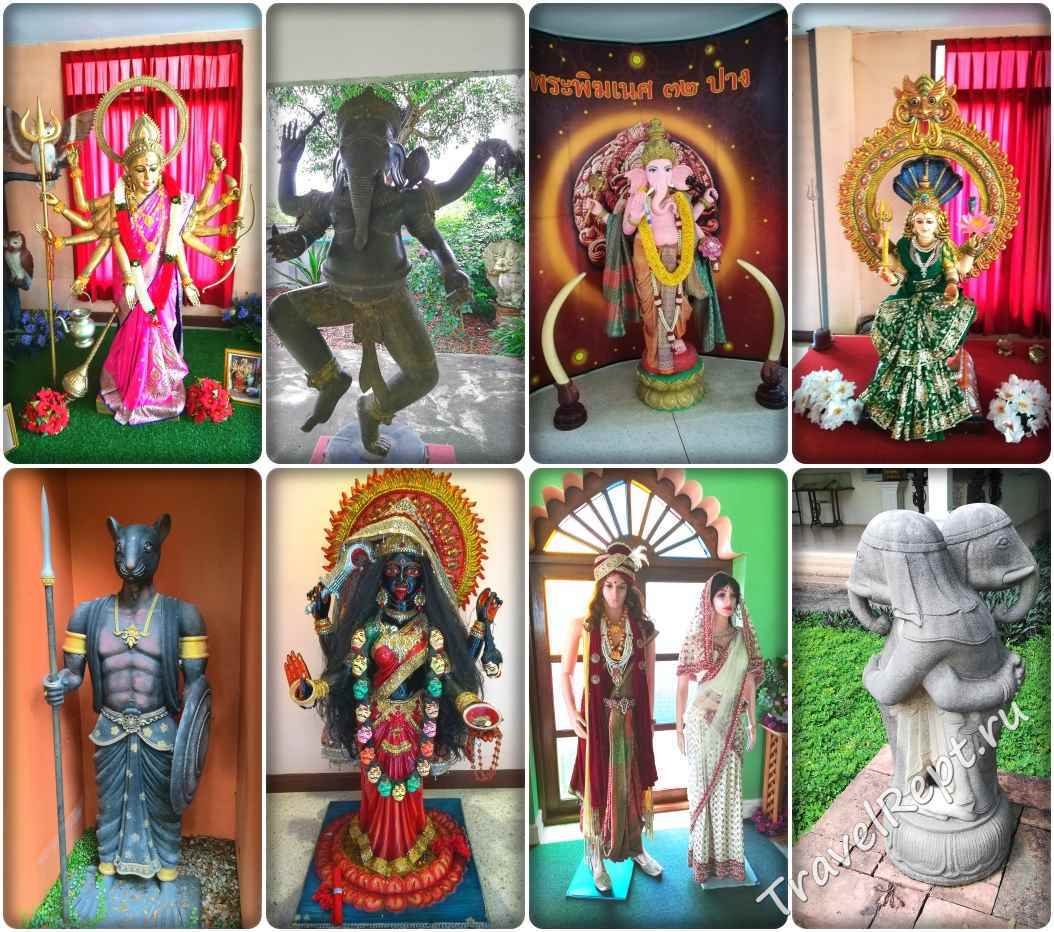 Скульптуры индуистских божеств